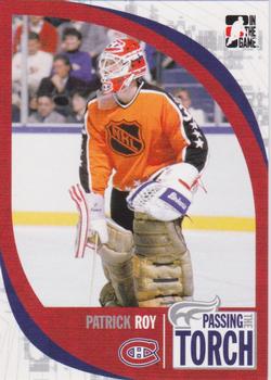 2005-06 In The Game Passing the Torch #19 Patrick Roy Front