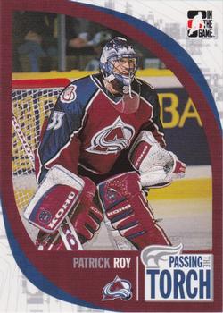 2005-06 In The Game Passing the Torch #21 Patrick Roy Front