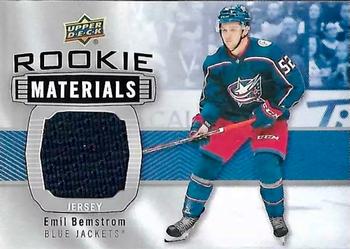 2019-20 Upper Deck - Rookie Materials #RM-BE Emil Bemstrom Front