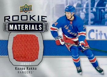 2019-20 Upper Deck - Rookie Materials #RM-KK Kaapo Kakko Front