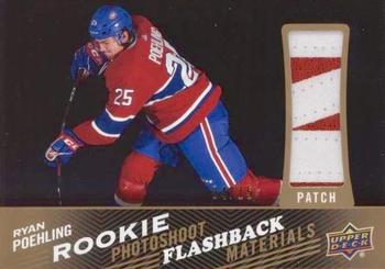 2019-20 Upper Deck - Rookie Photoshoot Flashback Materials Patch #RPF-RP Ryan Poehling Front