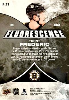 2019-20 Upper Deck - Fluorescence #F-27 Trent Frederic Back
