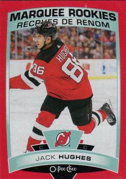 2019-20 Upper Deck - 2019-20 O-Pee-Chee Update Red #611 Jack Hughes Front