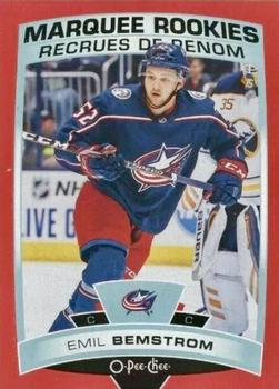 2019-20 Upper Deck - 2019-20 O-Pee-Chee Update Red #631 Emil Bemstrom Front