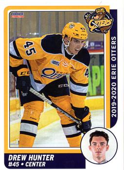 2019-20 Choice Erie Otters (OHL) #13 Drew Hunter Front