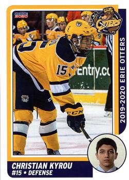 2019-20 Choice Erie Otters (OHL) #15 Christian Kyrou Front