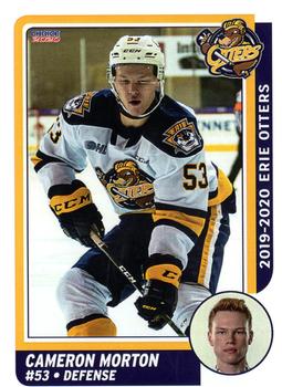 2019-20 Choice Erie Otters (OHL) #18 Cameron Morton Front