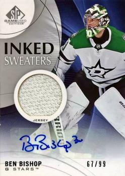 2019-20 SP Game Used - Inked Sweaters #IS-BB Ben Bishop Front