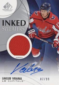 2019-20 SP Game Used - Inked Sweaters #IS-JV Jakub Vrana Front