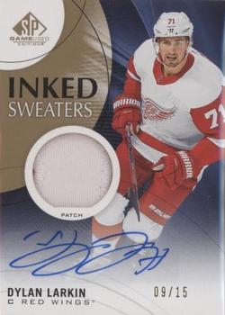 2019-20 SP Game Used - Inked Sweaters Patch #IS-DL Dylan Larkin Front