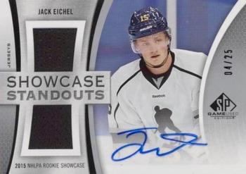 2019-20 SP Game Used - Showcase Standouts Jersey Autographs #SS-JE Jack Eichel Front