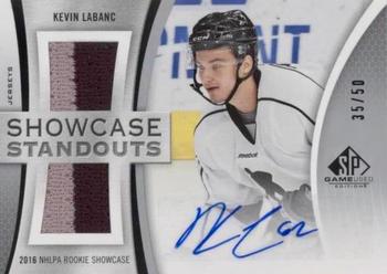 2019-20 SP Game Used - Showcase Standouts Jersey Autographs #SS-KL Kevin Labanc Front