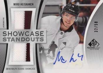 2019-20 SP Game Used - Showcase Standouts Jersey Autographs #SS-MH Miro Heiskanen Front