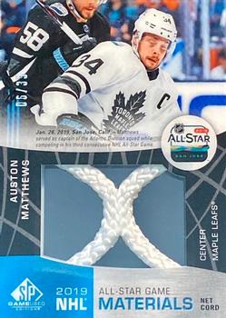 2019-20 SP Game Used - 2019 NHL All-Star Game Material Net Cord #ASNC-AM Auston Matthews Front
