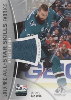 2019-20 SP Game Used - 2019 NHL All-Star Skills Fabric #AS-BB Brent Burns Front