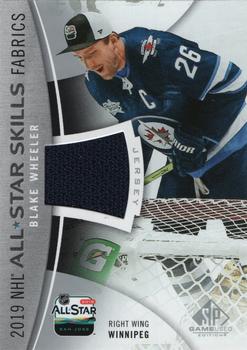 2019-20 SP Game Used - 2019 NHL All-Star Skills Fabric #AS-BW Blake Wheeler Front