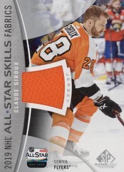 2019-20 SP Game Used - 2019 NHL All-Star Skills Fabric #AS-CG Claude Giroux Front
