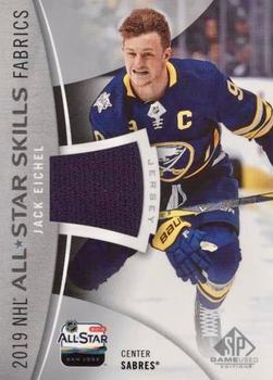 2019-20 SP Game Used - 2019 NHL All-Star Skills Fabric #AS-JE Jack Eichel Front