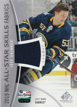 2019-20 SP Game Used - 2019 NHL All-Star Skills Fabric #AS-JS Jeff Skinner Front