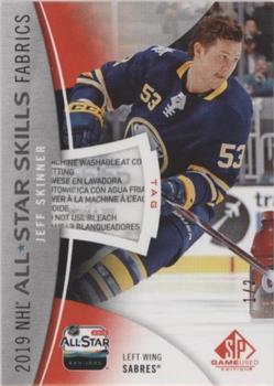 2019-20 SP Game Used - 2019 NHL All-Star Skills Fabric Tag #AS-JS Jeff Skinner Front