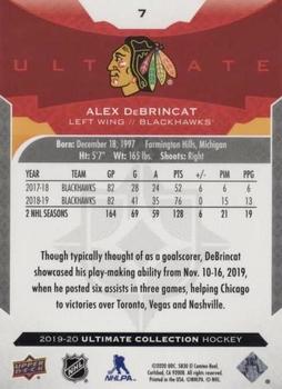 2019-20 Upper Deck Ultimate Collection #7 Alex DeBrincat Back