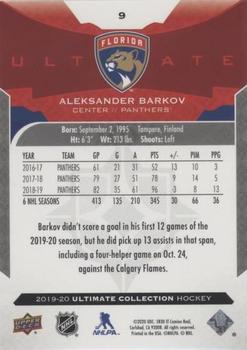 2019-20 Upper Deck Ultimate Collection #9 Aleksander Barkov Back
