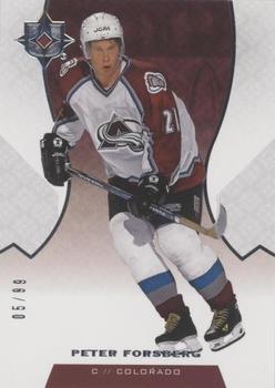 2019-20 Upper Deck Ultimate Collection #83 Peter Forsberg Front