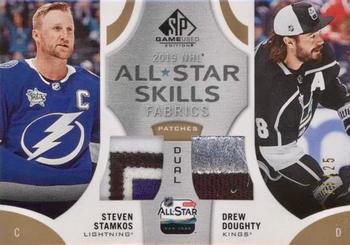 2019-20 SP Game Used - 2019 NHL All-Star Skills Fabric Duals Patch #AS2-SD Steven Stamkos / Drew Doughty Front
