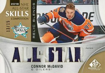2019-20 SP Game Used - 2019 NHL All-Star Skills Relic Blends Patch #ASRB-CM Connor McDavid Front