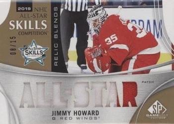 2019-20 SP Game Used - 2019 NHL All-Star Skills Relic Blends Patch #ASRB-JH Jimmy Howard Front