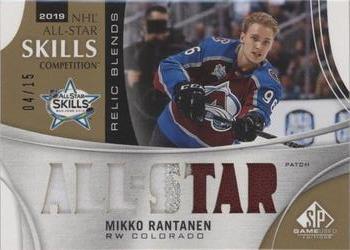 2019-20 SP Game Used - 2019 NHL All-Star Skills Relic Blends Patch #ASRB-MR Mikko Rantanen Front