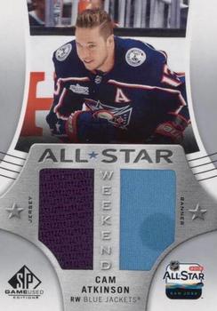 2019-20 SP Game Used - 2019 NHL All-Star Weekend Banner/Jersey #AW-CA Cam Atkinson Front