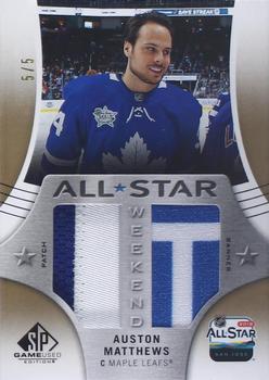 2019-20 SP Game Used - 2019 NHL All-Star Weekend Banner/Patch #AW-AM Auston Matthews Front