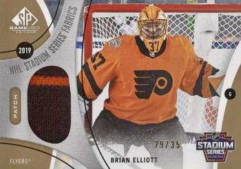 2019-20 SP Game Used - 2019 NHL Stadium Series Fabrics Patch #SS-BE Brian Elliott Front