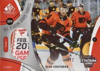 2019-20 SP Game Used - 2019 NHL Stadium Series Fabrics Tag #SS-SC Sean Couturier Front