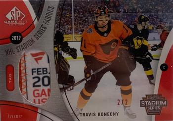 2019-20 SP Game Used - 2019 NHL Stadium Series Fabrics Tag #SS-TK Travis Konecny Front