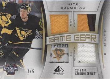 2019-20 SP Game Used - 2019 NHL Stadium Series Game Gear #SSGG-NB Nick Bjugstad Front