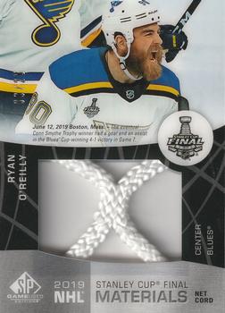 2019-20 SP Game Used - 2019 NHL Stanley Cup Final Material Net Cord #SCNC-RO Ryan O'Reilly Front