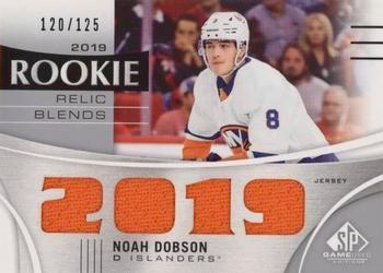 2019-20 SP Game Used - 2019 Rookie Relic Blends #RRB-ND Noah Dobson Front