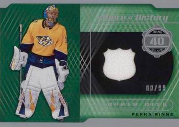 2019-20 SP Game Used - A Piece of History 40 Win Season Club #40-PR Pekka Rinne Front