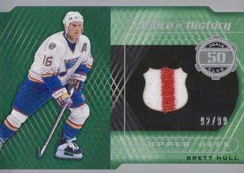2019-20 SP Game Used - A Piece of History 50 Goal Season Club #50-BH Brett Hull Front