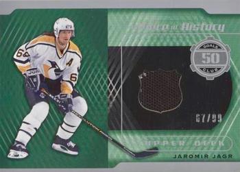 2019-20 SP Game Used - A Piece of History 50 Goal Season Club #50-JJ Jaromir Jagr Front
