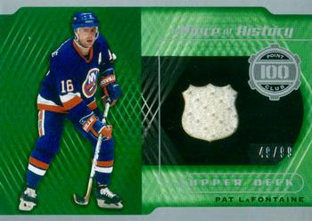 2019-20 SP Game Used - A Piece of History 100 Point Season Club #100-PL Pat LaFontaine Front