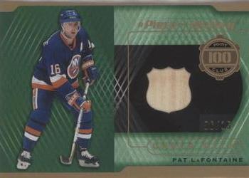 2019-20 SP Game Used - A Piece of History 100 Point Season Club Premium #100-PL Pat LaFontaine Front