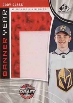 2019-20 SP Game Used - Banner Year Draft Jumbo Relics #BD17-CG Cody Glass Front