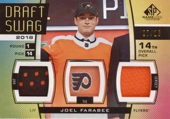 2019-20 SP Game Used - Draft Swag #DS-JF Joel Farabee Front