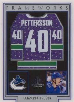 2019-20 SP Game Used - Frameworks #FW-EP Elias Pettersson Front