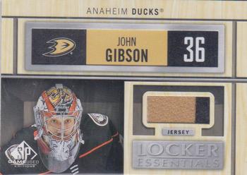 2019-20 SP Game Used - Locker Essentials #LE-GI John Gibson Front