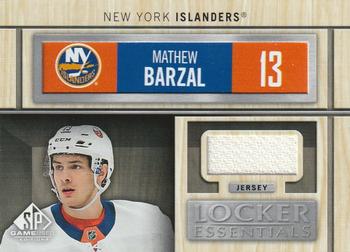 2019-20 SP Game Used - Locker Essentials #LE-MB Mathew Barzal Front