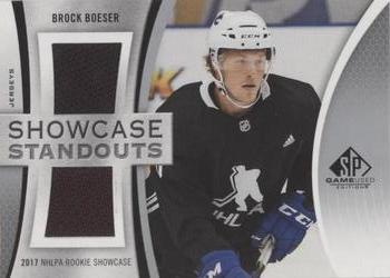 2019-20 SP Game Used - Showcase Standouts Jersey #SS-BB Brock Boeser Front